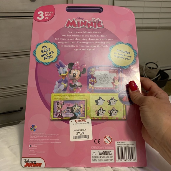 NWT Mickey n Minnie book n magnetic drawing pad - Picture 4 of 4